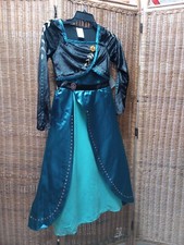 Disney Frozen 2 Anna Play Costume Dress With Cape Kids Size 9/10 NWT