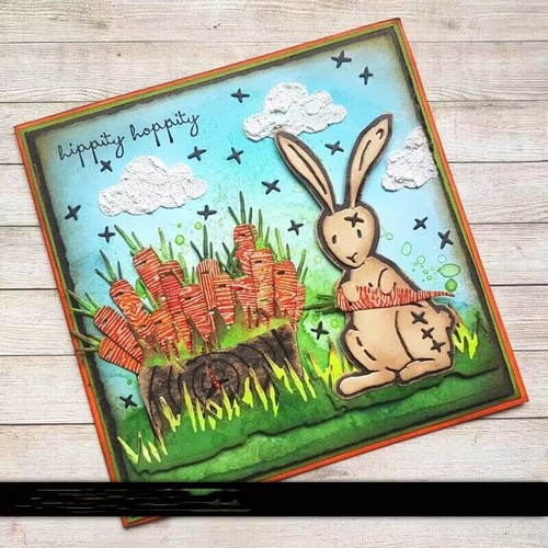 TIM HOLTZ BUNNY STITCH SIZZIX THINLITS 15 DIES 2023 "SPRING INTO EASTER!" - Picture 5 of 9