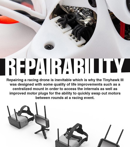 Emax Tinyhawk 3 III FPV Drone RTF Starter Racing Quadcopter Runcam Nano 4 Camera - Bild 8 von 28