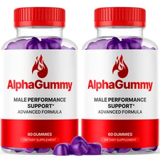 AlphaGummy for Men Advanced Energy & Performance Vitamin Alpha Gummy 120 Gummies