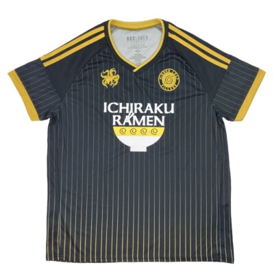 Naruto Shippuden Ichiraku Ramen Uzumaki Ninja Shirt Jersey Mens Size XXL