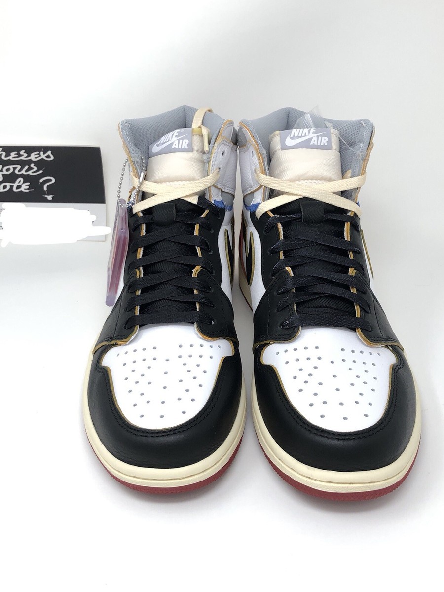 Nike Air Jordan Union Los LA 1 One Black Toe Size 10.5 Retro Nike Air Jordan Union Los LA 1 One Black Toe Size 10.5 Retro