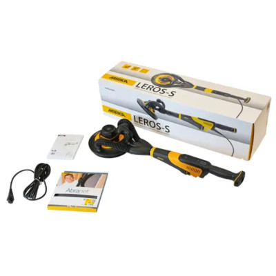 Mirka LEROS Kurz inkl. Tasche Ø 225mm   - Wand Decken Schleifer - Gewicht 3,2 kg