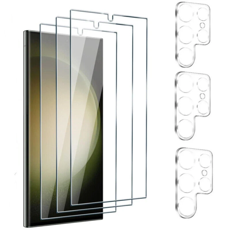 For Samsung Galaxy S25 Ultra 25 Plus Tempered Glass Screen Camera Lens Protector