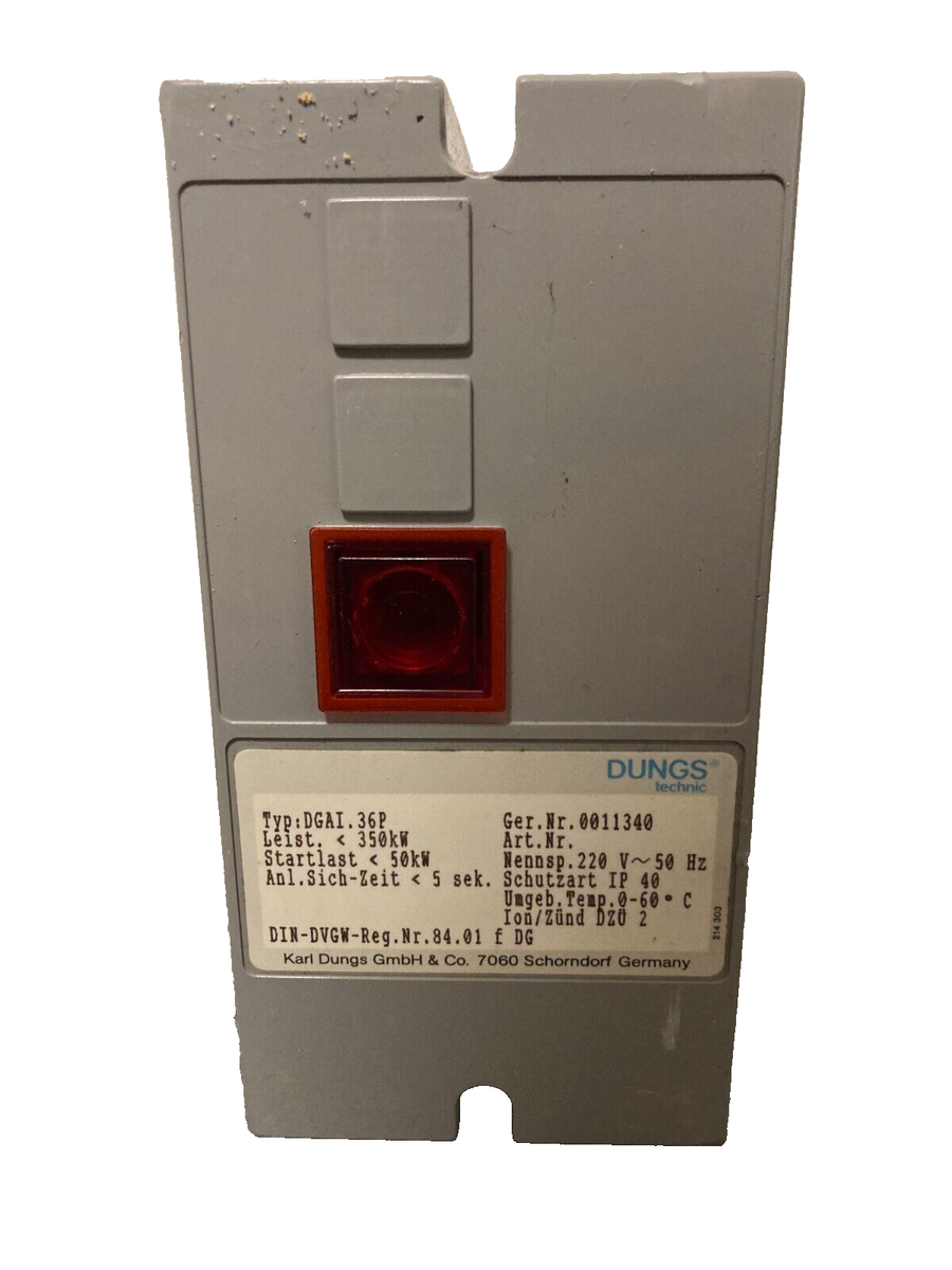 Old Dungs DGAI.36P Gas Burner Control Unit - 350 kW, 220V, IP40, Germany |  eBay