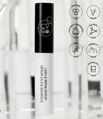 Dr Brandt Dr. B Lab Lash & Brow Serum Biotin Conditioning 0.17 Oz NIB