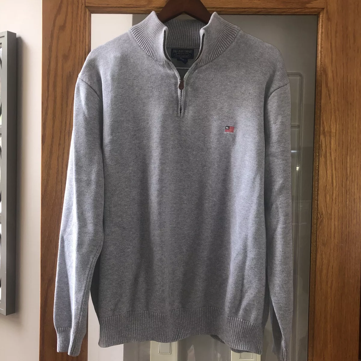 Vintage ralph lauren deals half zip