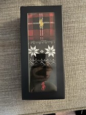 Polo Ralph Lauren Men 3 Pair Gift box Dress Socks 10-13 Multicolor Plaid