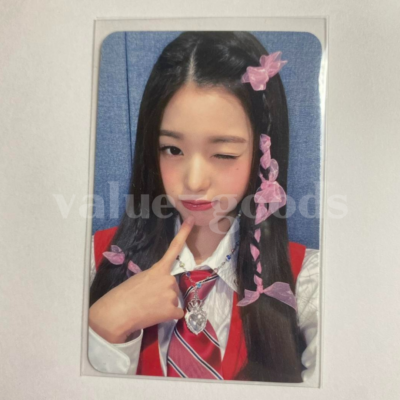 IVE Wonyoung LOVE DIVE Mokket Shop Photocard Video Call Fansign PC