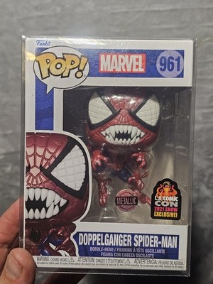 Funko Pop Marvel Doppelganger Spider-Man #961 Metallic LA Comic Con 2021 Exc