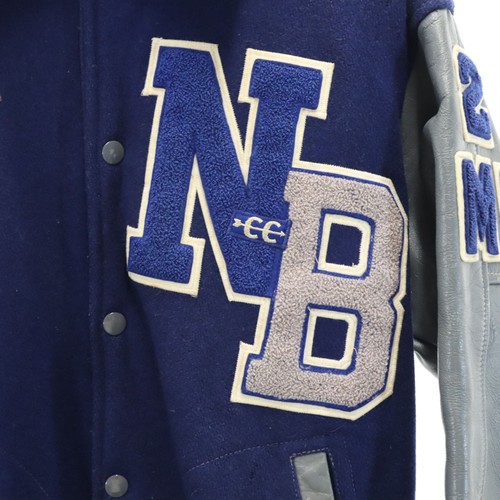 CAMPUS blusa uomo vintage anni 70 Stajan Navy system manica pelle - Foto 5 di 10