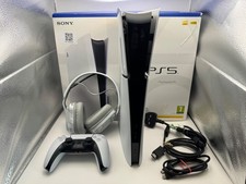 Sony PlayStation 5 PS5 Slim 1TB Disc-Free White Console + Controller CFI-2016