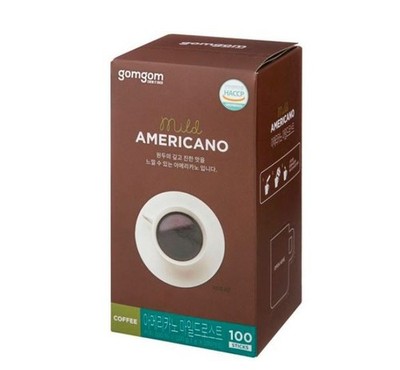 Gomgom Americano Mild Roast 1g X 100ea 