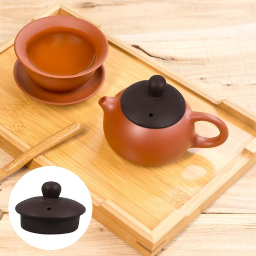 2 PCS Tea Cup Lid Miss Purple Clay Replacement Replaceable For Teapot - Picture 5 of 12
