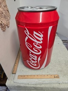 coke coca cola cooler heater, 2011, missing cord, parts only, 18" tall, 12"