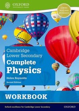 Cambridge Lower Secondary Complete Physics: Workbook Second Edition by Helen R