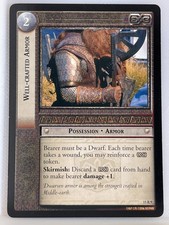 LORD OF THE RINGS TCG THE HUNTERS RARE CARD 15R9 WELL-CRAFTED ARMOR ex