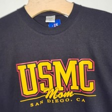 M.J. SOFFE US Marines USMC Mom Shirt Adult 2XL San Diego Made In USA VTG NWT