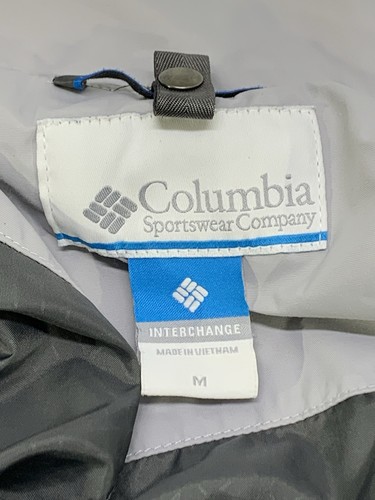 Columbia Interchange Two-Tone Gray Waterproof Jacket Men’s M -Shell Only No Hood - Picture 11 of 14