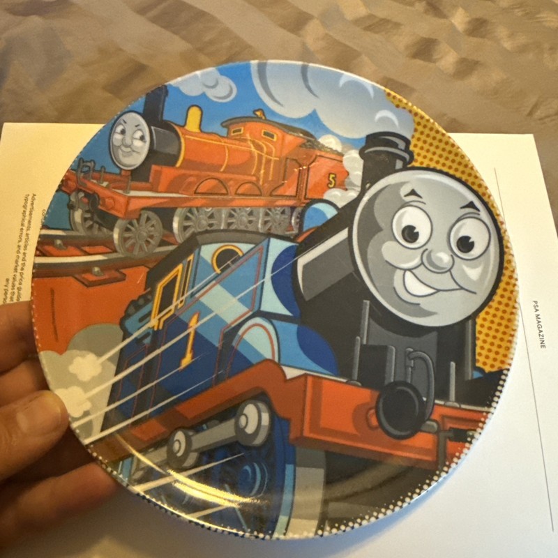 Thomas The Tank Engine Melamine Children's Plate Collectible Zak! Designs 
