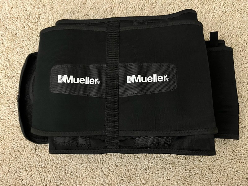 Mueller Lumbar Back Brace w/ Removable Pad, Extended Size Slightly Used