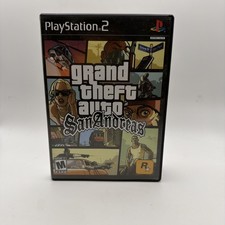 Grand Theft Auto: San Andreas (Sony PlayStation 2, 2004) CIB With Manual Tested
