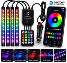 Rgb Led Car Interior Lights App Control Usb Music Sync Ambient Lighting