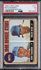 1968 O-PEE-CHEE JERRY KOOSMAN/NOLAN RYAN #177 METS ROOKIES ROOKIE RC PSA 3