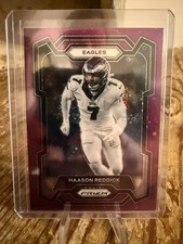 2023 Panini Prizm - Haason Reddick #243 Purple Disco 06/35 Philadelphia Eagles