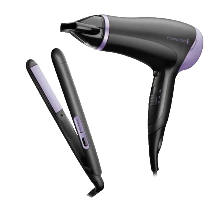Remington Hair Dryer and Hair Straighteners - Style Essentials Gift Set
