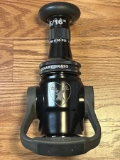 New Unused Elkhart Brass XD Smooth Bore Fire Hose Nozzle 1.5in NST 15/16th Tip