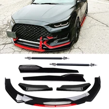 Front Bumper Lip Spoiler Splitter Body Kit Side Skirt Rear Lip For Hyundai Velos