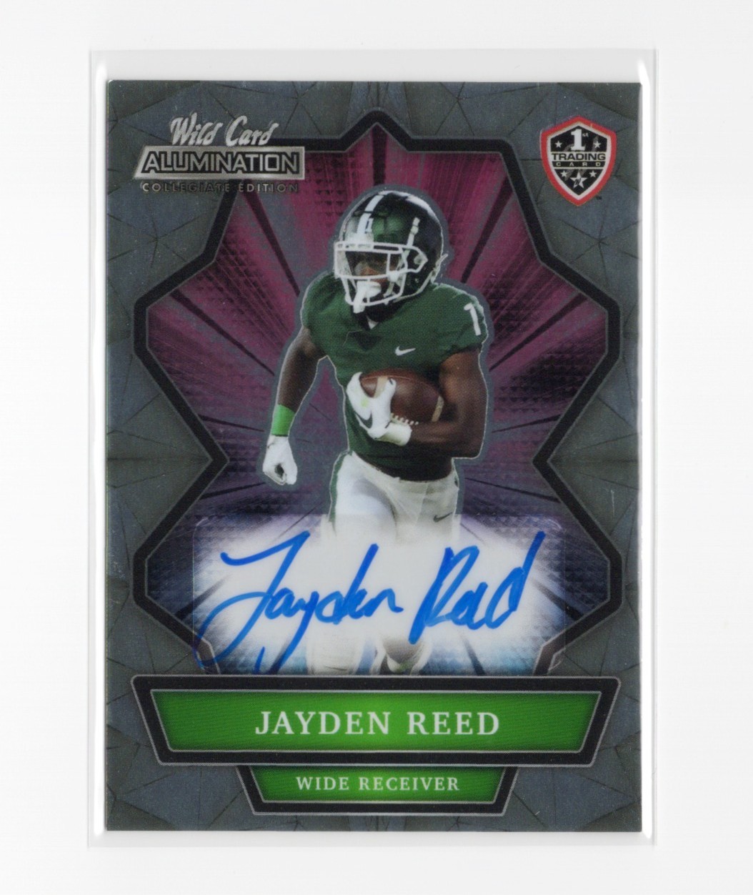 2021 Wild Card Jayden Reed #ANBC-A Rookie Card RC Auto