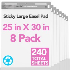 Flip Chart Paper, Sticky Easel Pads, Chart Paper for Teachers,Super Adhesive ...