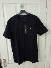 Image of Voi Jeans Co Men's T-shirt UK Medium 39/41 - Black