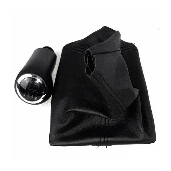 Schaltknauf Schaltknopf FüR Opel Astra H 2004-2010 6 Gang Kunstleder Schwarz-image
