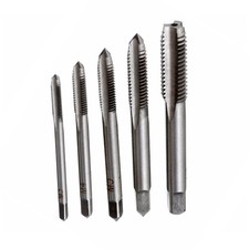 5Pcs Durable Hss Screw Tap Set Metric Threading for Auto Repair and Machinery
