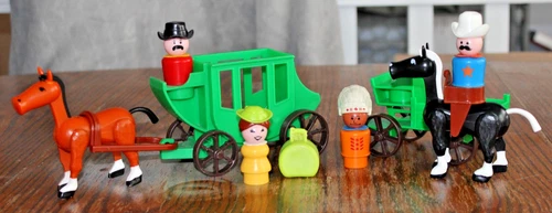 Vintage Little People Western Town #934 1983 HARD TO FIND PARTS !