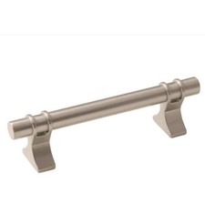 Lot Of 6 Amerock BP36605G10 Davenport 3-3/4" Cabinet Pulls - Satin Nickel