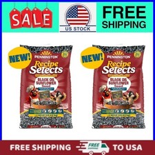  2Bag Pennington Select Black Oil Sunflower Seed Wild Bird Dry Feed, 40 lb