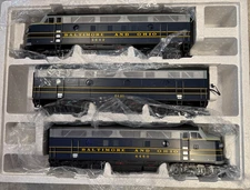 LGB 70457 Baltimore and Ohio F7 A-B-A B&O Limited Edition Set 70457