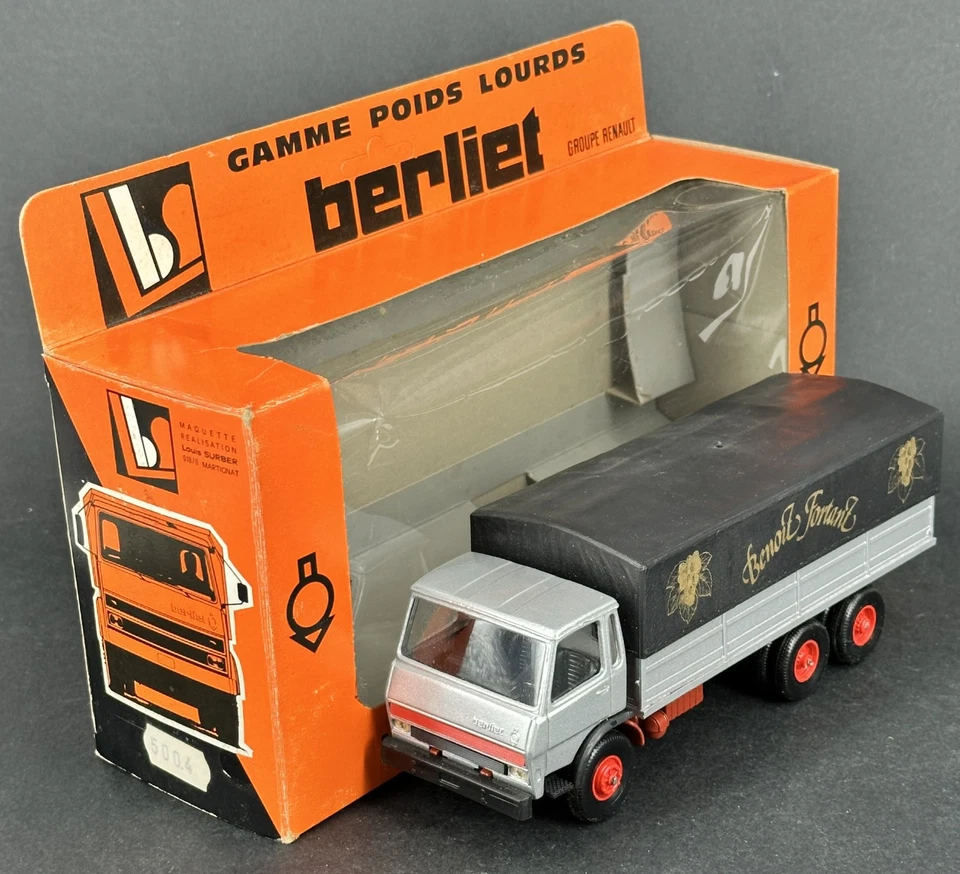 LBS ELIGOR BERLIET GR 190 TRANSPORT BENOIT FORTANT + BOITE - Photo 4/4