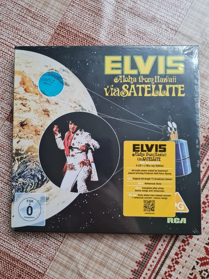 3 CD – 1 Blu-ray Set - Aloha From Hawaii Via Satellite -  Elvis Presley NEU!! - Bild 2 von 4