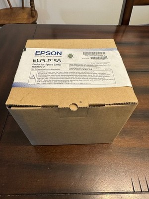 Epson ELPLP58 Projector Spare Lamp Brand Sealed In Original Box