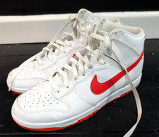 Nike Dunk High White Picante Red UK 10 EUR 45