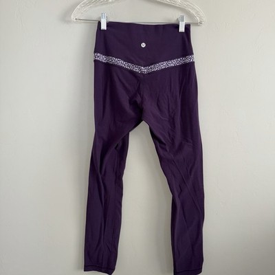 Lululemon Original Align Pants Deep Zinfandel Purple Lilac Size 6 Athleisure