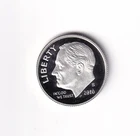 2010 S Proof Silver Roosevelt Dime 10c Coin From Silver Proof Set #931