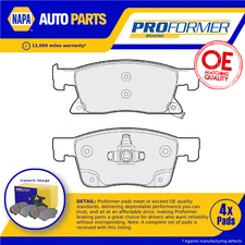 Brake Pads Set fits OPEL ASTRA K 1.6 Front 15 to 22 Proformer 13478301 New