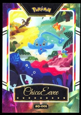 Pokemon Eif Mengka Chinese Fan Artworks HIT Rainbow #'d /799 Manphy Chico Eevee