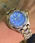 Vintage 1993 Seiko Scuba Air Diver's 200m Quartz Watch MOP Dial Stainless Steel
